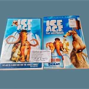 Ice Age and Ice Age:The Meltdown DVD Lot (2002,2006) Pre-owned Very good